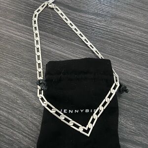 Jenny Bird Sleek Silver Chain Necklace